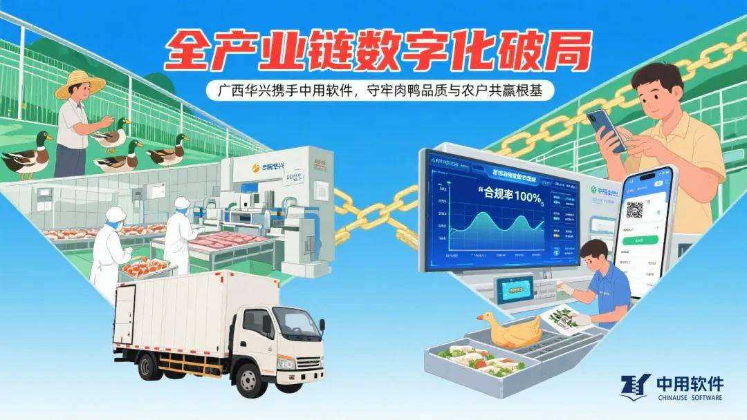 中用软件客户案例 全产业链数字化破局：广西华兴携手中用软件守