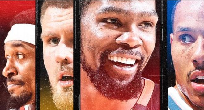 ESPN公布新面孔排名：杜兰特居首艾顿第5 格林第10比尔第